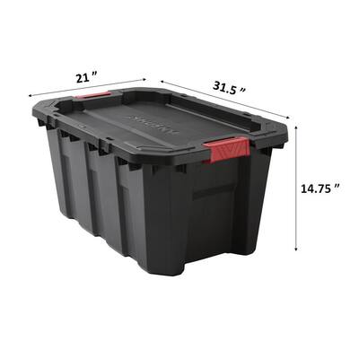 Durable - Plastic - Husky - Storage Containers - Storage & Organization ...