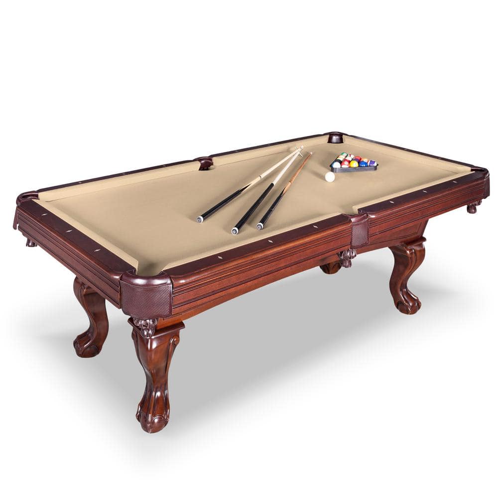Augusta 8 ft. Non-Slate Pool Table in Walnut Finish