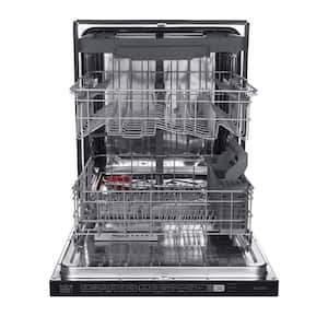 24 in. in Stainless Steel Panel Ready Top Control Built-In Tall Tub Dishwasher 120V with Smart Wash System