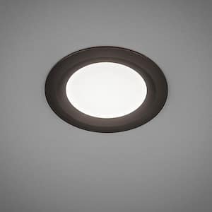 6 in. Canless Integrated LED Recessed Light Oil Rubbed Bronze Trim Kit 900lm Adjustable CCT Kitchen Bathroom (24-Pack)