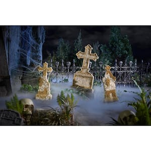 3-Pack 36 in. Assorted Tombstones