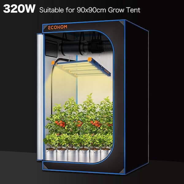 Adewalk 3 ft. 320-Watt Blue Dimmable LED Spectrum Linkable Plant