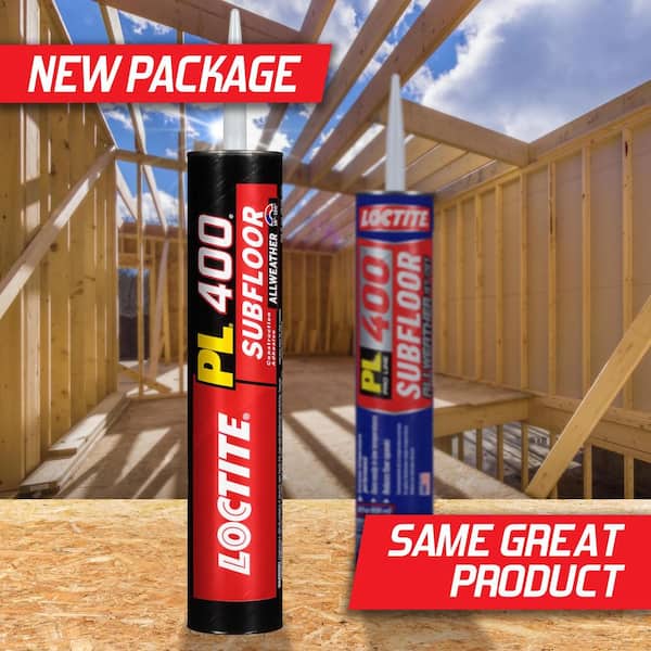 PL 400 Subfloor 28 oz. All Weather Latex Construction Adhesive Tan Cartridge (each)