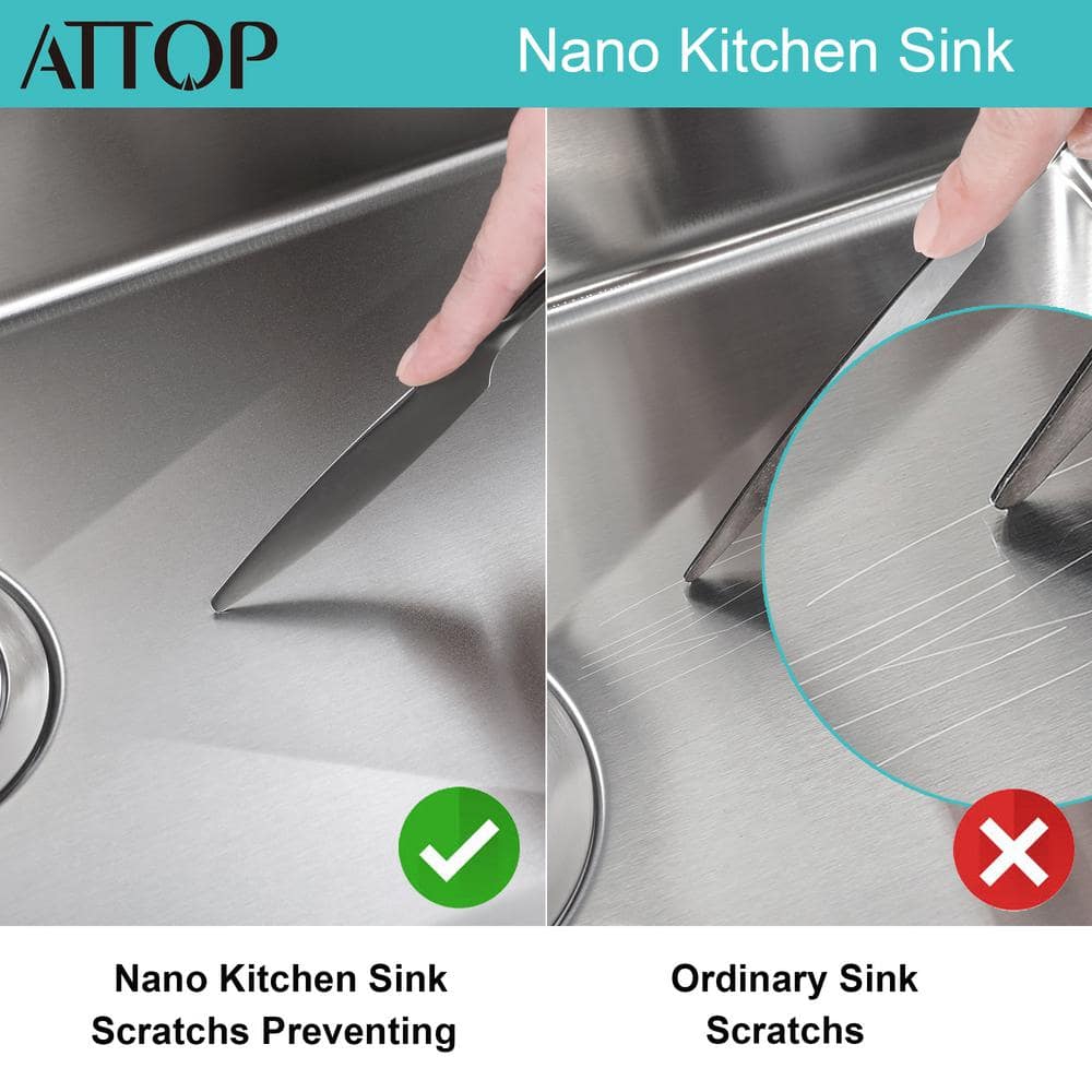 15'' Brushed Stainless Steel Undermount Single Bowl Kitchen Sink