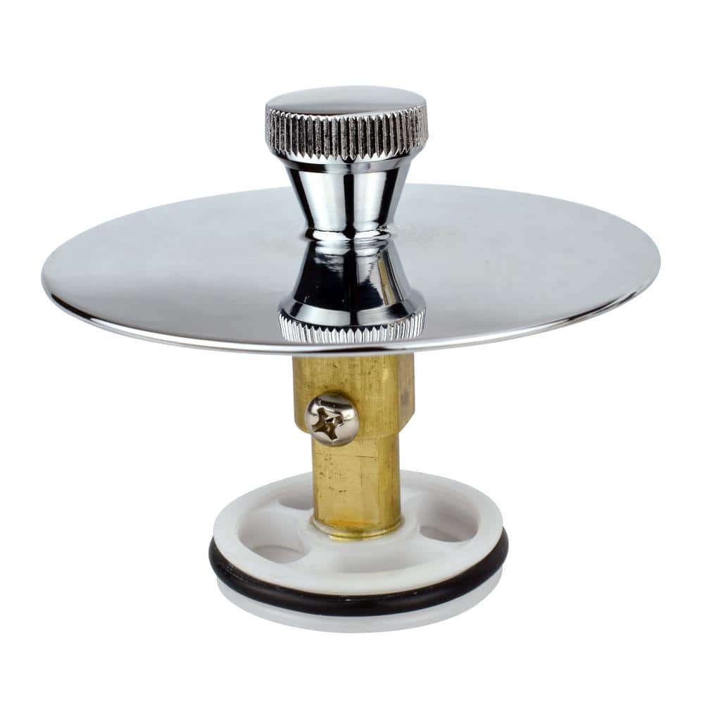 3/4 in. Universal Quick Cover Up Bath Drain Stopper in Polished Chrome price history on PriceWatchPro