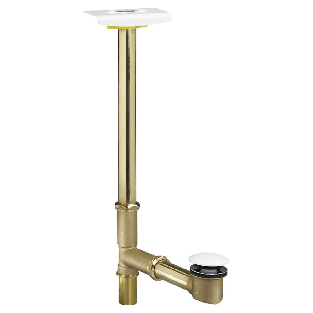 American Standard Max 1-1/2 in. Brass Deep Soak Drain in White