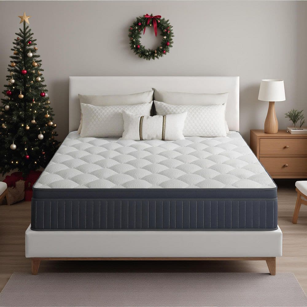 Twin XL Size Plush Hybrid Gel Memory Foam 10 in. Innerspring Euro Top Breathable and Bed-in-a-Box Mattress price history on PriceWatchPro