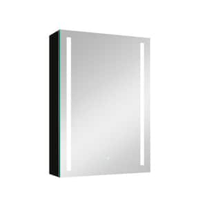 23.60 in. W x 11.00 in. H Rectangular Aluminum Medicine Cabinet with Mirror