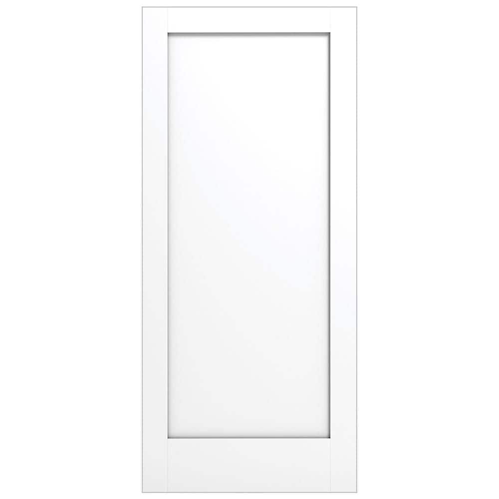 36 in x 80 in x 1-3/4 in., 1-Panel Flat, Shaker Sticking, Full and Square, Primed Wood Core Interior Door Slab price history on PriceWatchPro