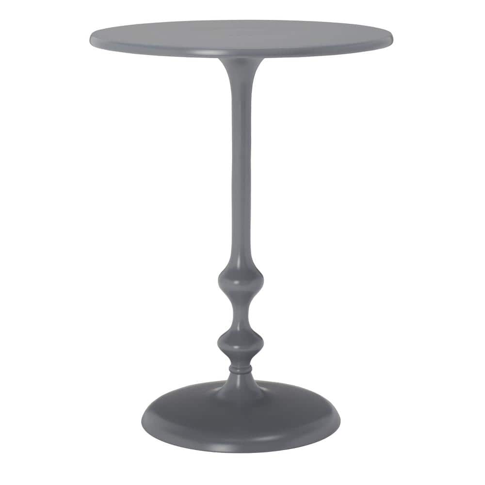 Hydra 15.8 in. Gray Round Metal End Table price history on PriceWatchPro