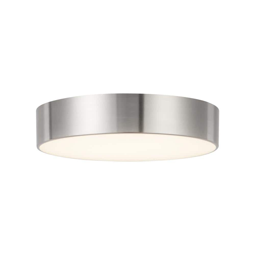 Musa 6-in Brushed Nickel dimmable LED Flush Mount price history on PriceWatchPro