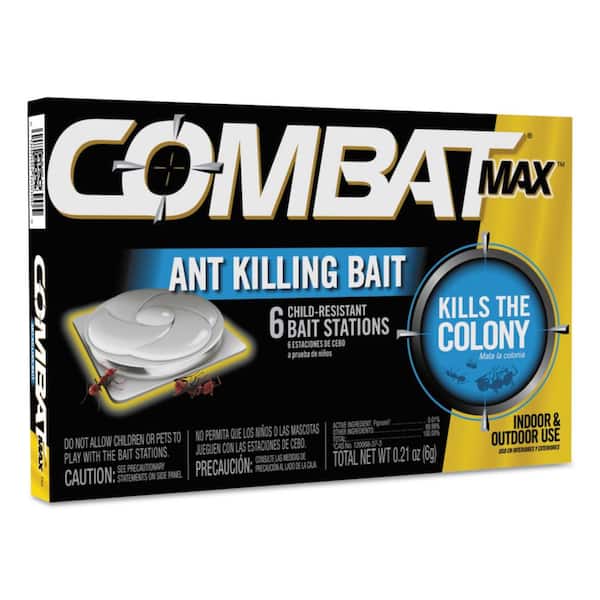 COMBAT Source Kill Maximum Ant Killing Bait, 0.21 oz. Each, (6-Pack),  (12-Pack/Carton) DIA55901 - The Home Depot