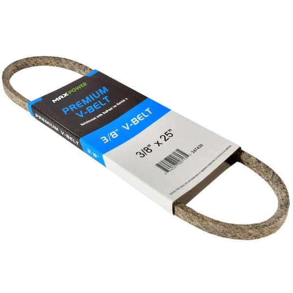 MaxPower 3/8 in. x 25 in. Premium Belt Reinforced with Kevlar