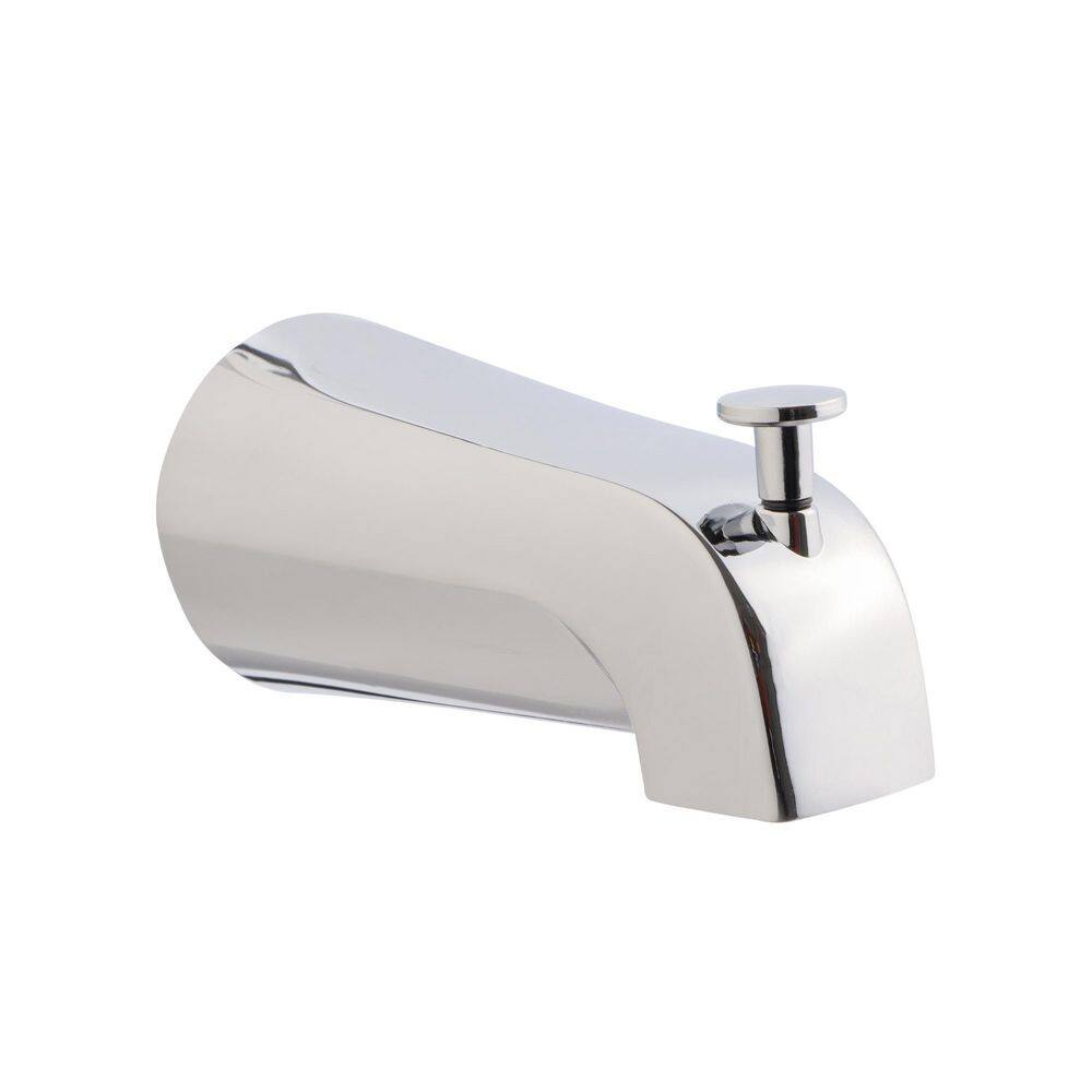 Tub Spout 1/2 in. FIP Nose Thread Slip on Bathtub Faucet with Diverter Chrome Plated price history on PriceWatchPro