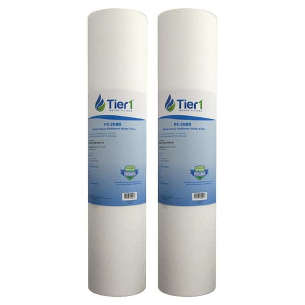 Tier1 Replacement Whole House Filter for DGD-5005-20, SDC-45-2005 20 in. x 4.5 in. Spun Wound Polypropylene Cartridge (2-Pack)
