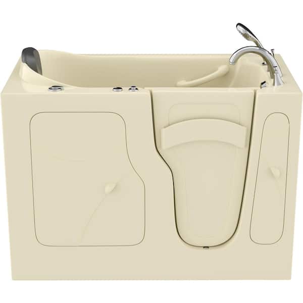 Safe Premier 52.75 in. x 60 in. x 26 in. Right Drain Walk-in Whirlpool Bathtub in White Safe Premier 52.75 in. x 60 in. x 26 in. Right Drain Walk-in Whirlpool Bathtub in White