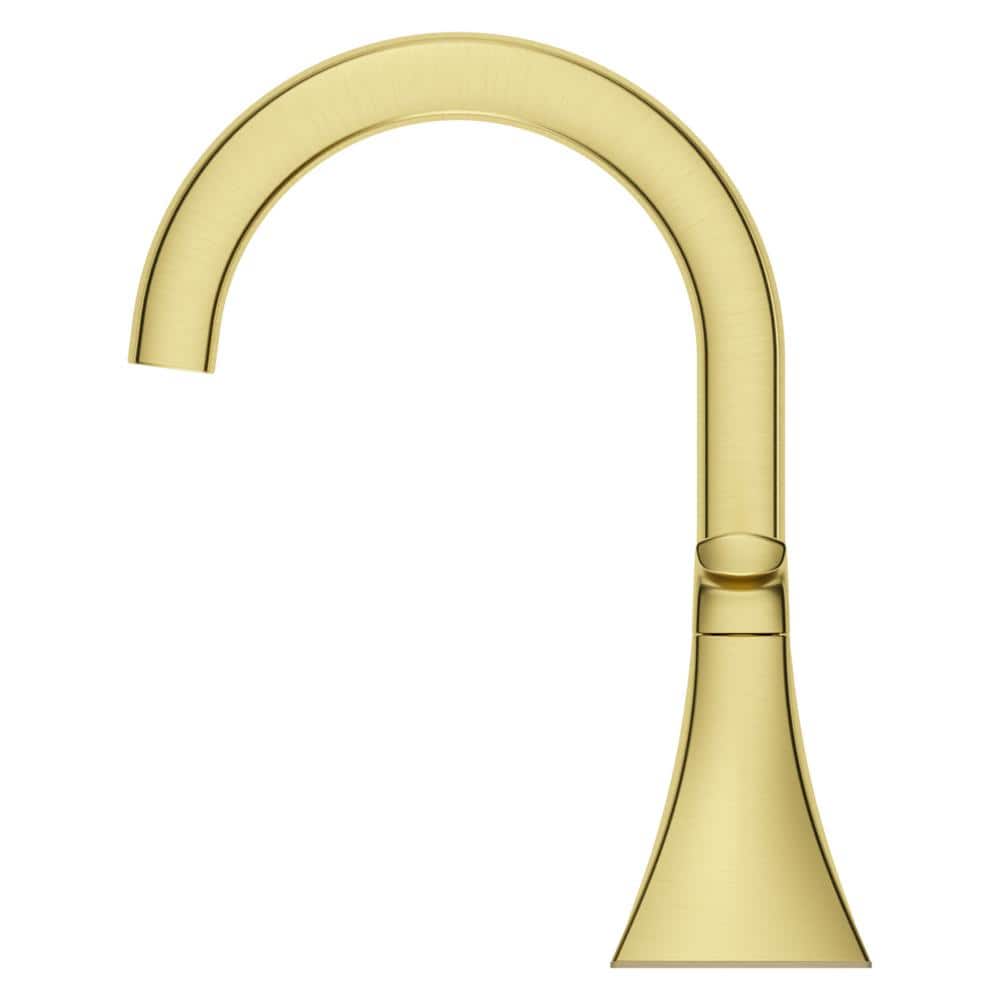 Brushed Gold 8-Inch Widespread Double Handle Bathroom Faucet