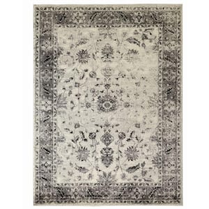 Old Treasures Gray 8 ft. x 10 ft. Area Rug