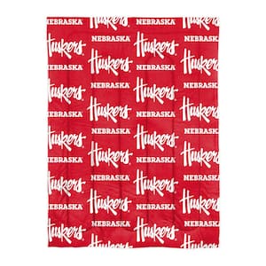 Nebraska Cornhuskers 4-Piece Multi Colored Twin Size Polyester Bed In a Bag Set