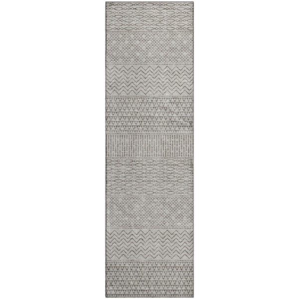Addison Rugs Mayfield Premium Machine Washable Abstract AMF939 Beige 2 ft. 3 in. x 7 ft. 6 in. Runner Rug
