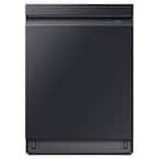 24 in. Top Control Built-In Tall Tub Dishwasher in Black Stainless Steel with 7-Cycles, 3rd Rack, 39 dBA