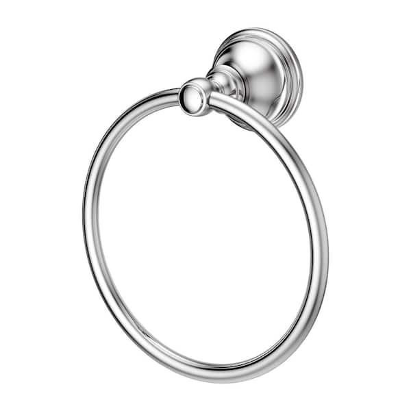 Pfister Tisbury Towel Ring in Polished Chrome BRBTB0C - The Home Depot