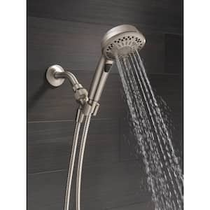 7-Spray Wall Mount Handheld Shower Head 1.8 GPM in SpotShield Brushed Nickel