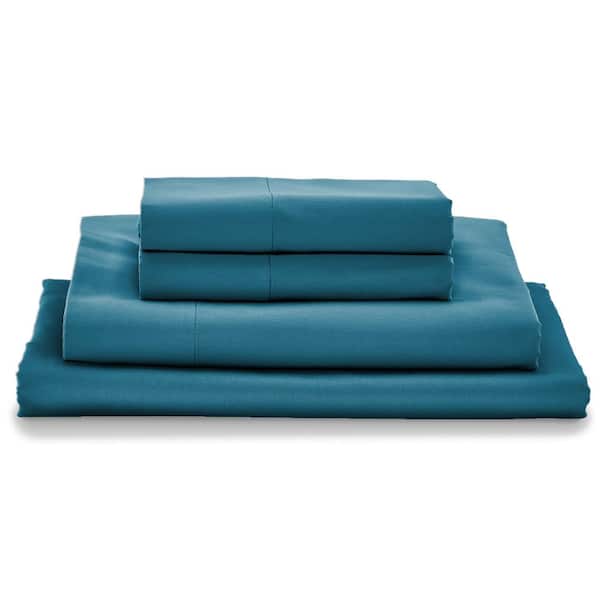 MyPillow Giza Lake Blue King Split Bed Sheet Set