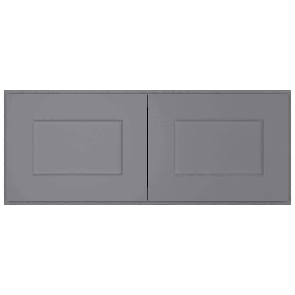 HOMEIBRO 30-in. W x 24-in. D x 12-in. H in Shaker Grey Plywood Ready to ...