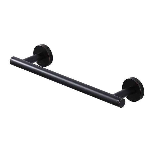 12 in. Wall Mounted Single Towel Bar Bath Hardware Accessory in Oil Rubbed Bronze