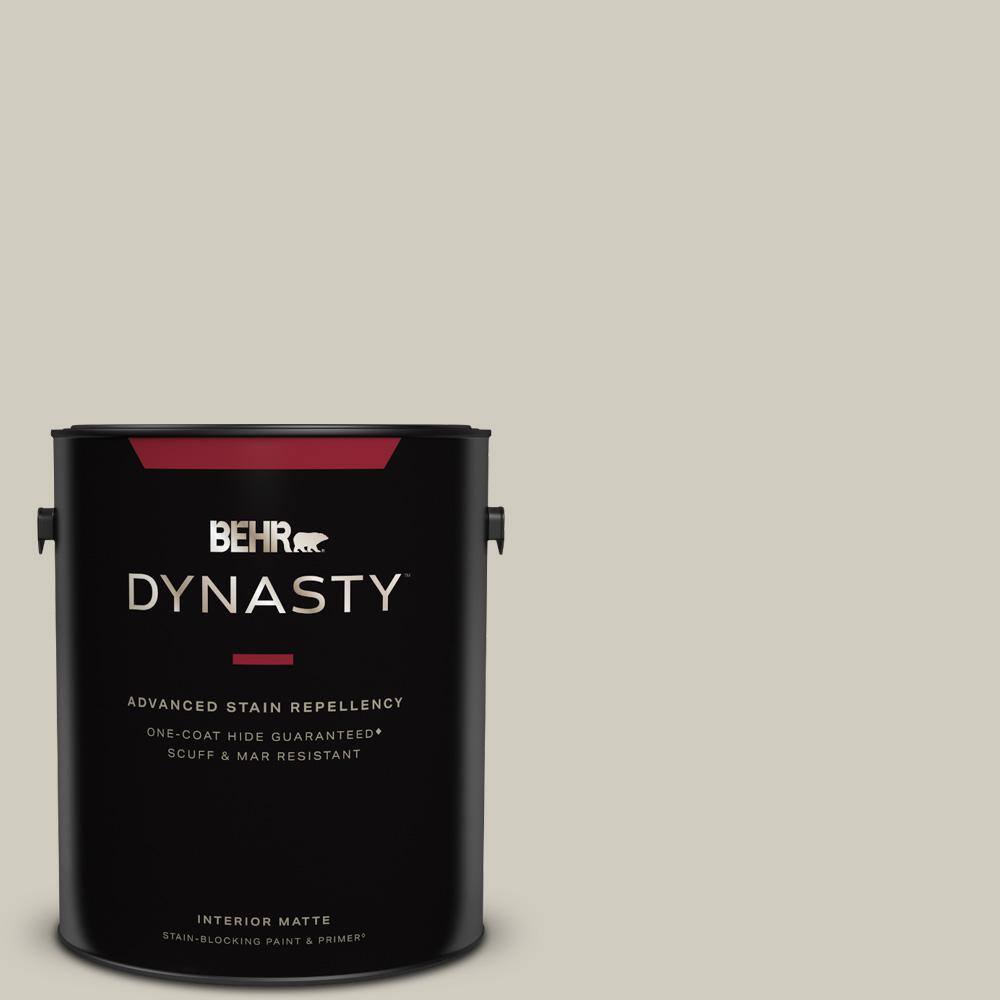 BEHR DYNASTY 1 gal. N3202 Toasty Gray Matte Interior StainBlocking