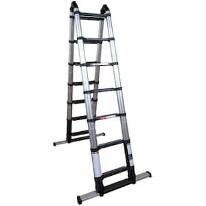 14 ft. Aluminum Multi-Purpose Extension Ladder (18 Reach Height), 300 lbs. Load Capacity ANSI Type IA Duty Rating