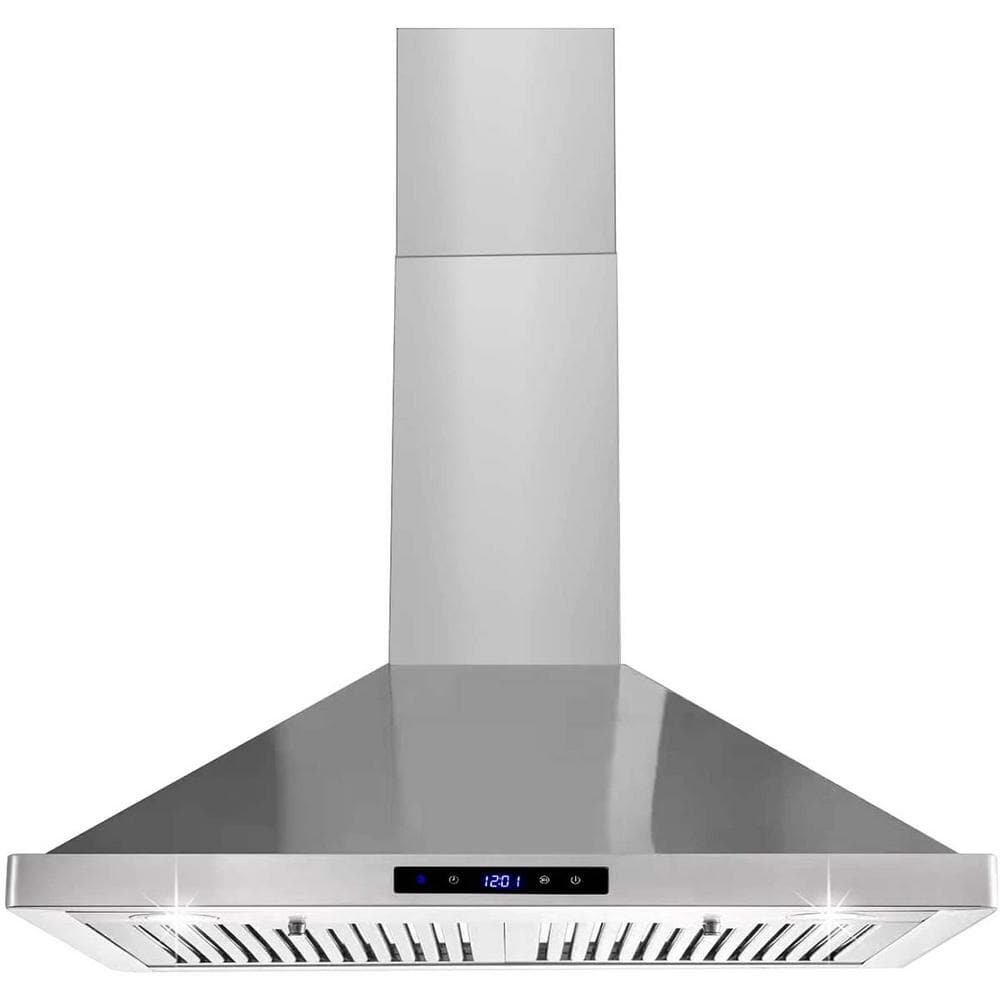 30 inch 750CFM Wall Mounted Range Hood in Silver