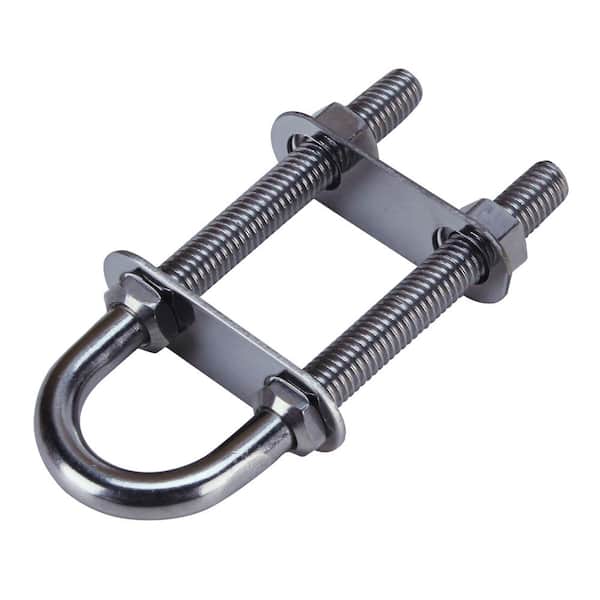 Extreme Max Stainless Steel Bow Eye 1 in. Eye Diameter and 2-3/4 in. Twin Shank