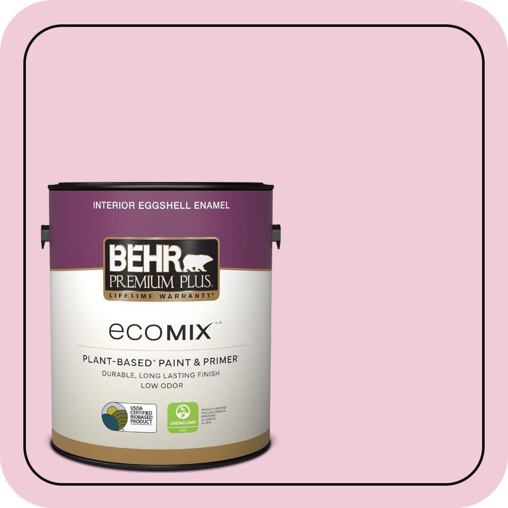 1 gal. #P130-1 Piggy Bank Eggshell Enamel EcoMix Plant-Based Interior Paint & Primer price history on PriceWatchPro