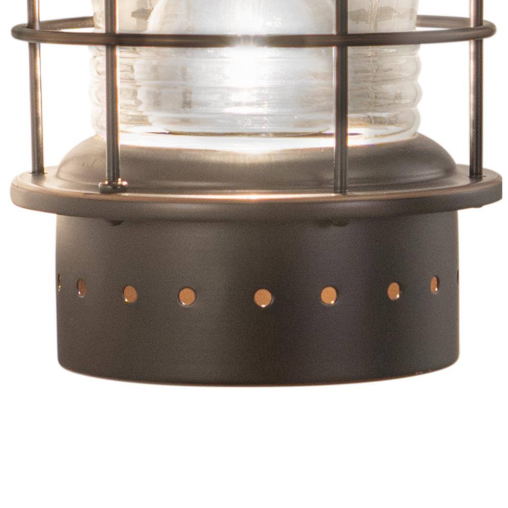 Burnished Bronze Nautical Lantern Outdoor Wall Light