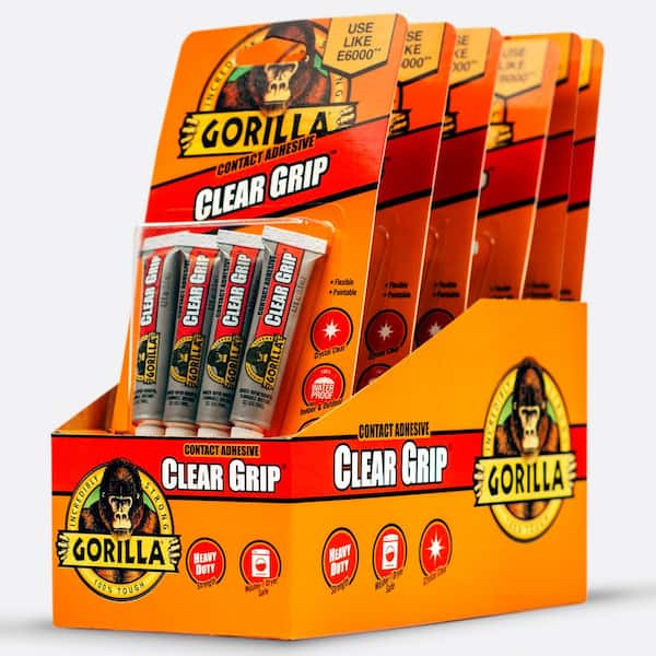 Gorilla Clear Grip Contact Adhesive 3 fl oz 1 Each Clear - Office Depot