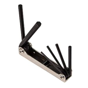 Metric Metal Folding Hex-Key Set (5-Piece)