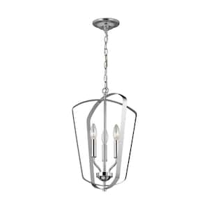 Romee 3-Light Chrome Hall-Foyer Pendant