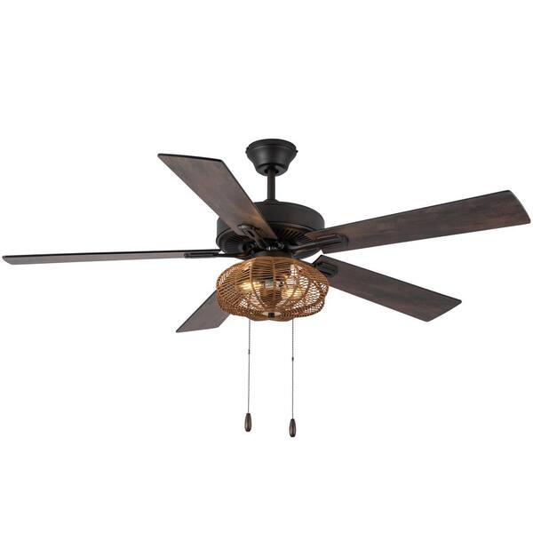 bohemian ceiling fan with light