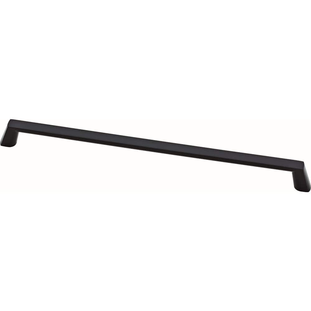 Soft Modern 12 in. (305 mm) Modern Matte Black Square Cabinet Drawer Pull price history on PriceWatchPro