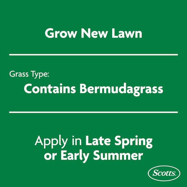 Turf Builder 8 lbs. Rapid Grass Bermudagrass Combination Seed and Fertilizer Grows Green Grass Fast