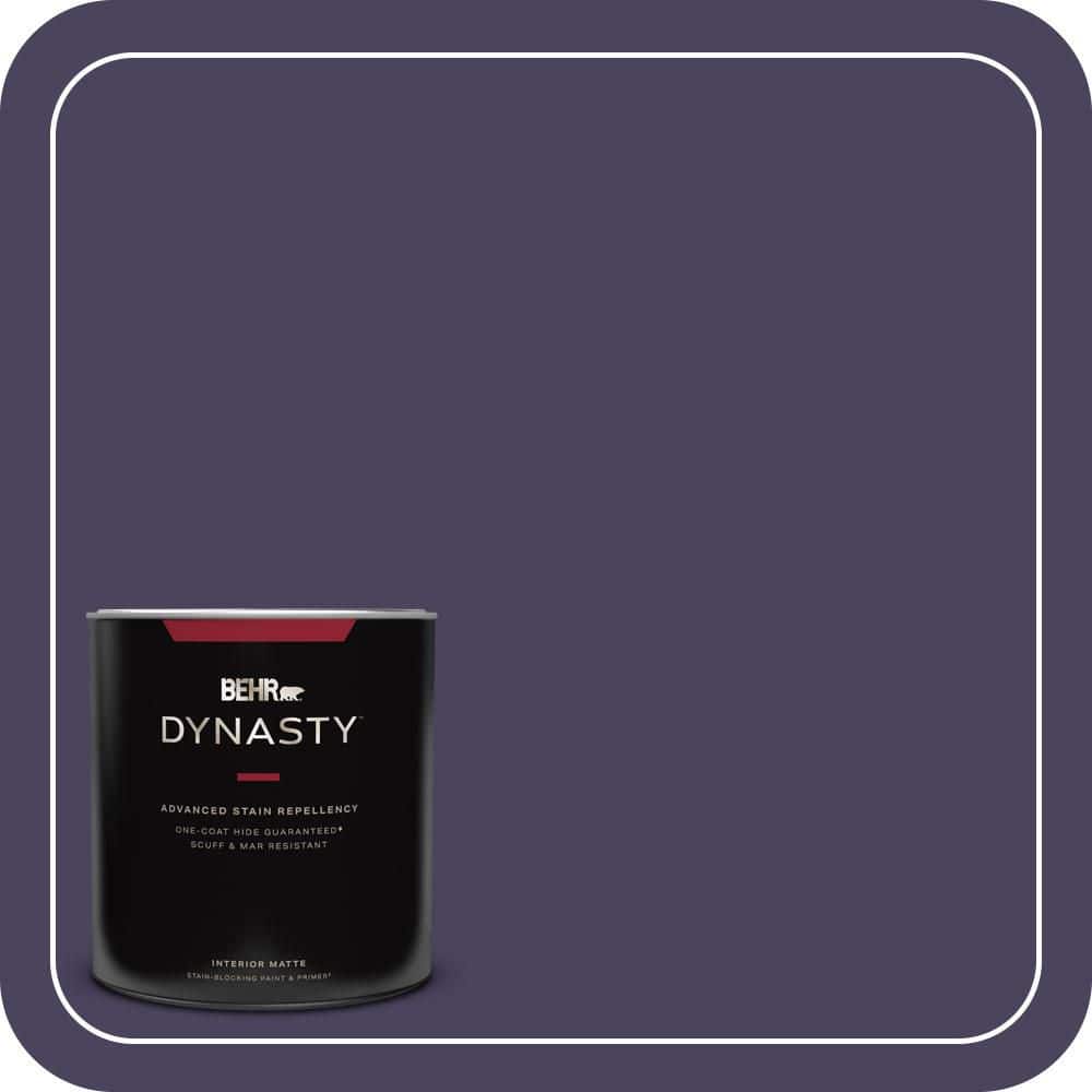 1 qt. #S-H-640 Purple Blanket Matte Interior Stain-Blocking Paint & Primer price history on PriceWatchPro