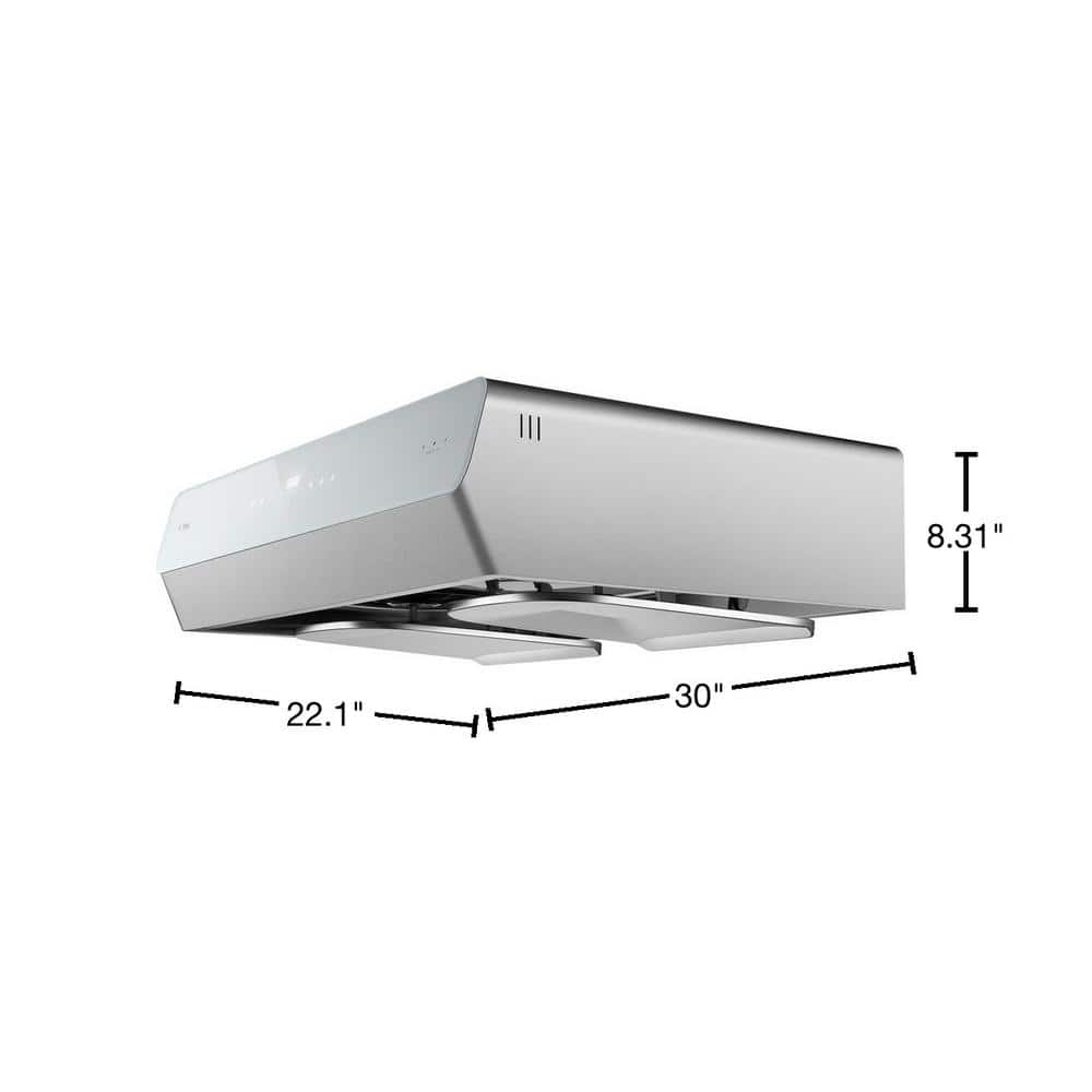 30" Stainless Steel Convertible Under Cabinet Range Hood with Charcoal Filter