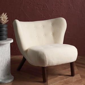 Gabriel Cream/Dark Brown Accent Chair