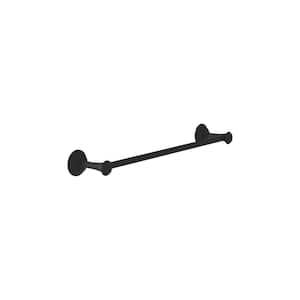 Braston 18 in. Wall Mounted Towel Bar in Matte Black