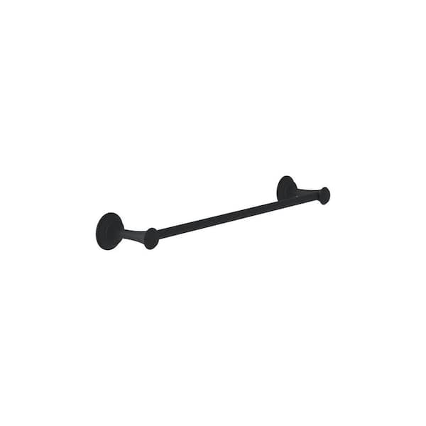 Symmons Braston 24 in. Extra Long Wall Mounted Towel Bar in Matte Black