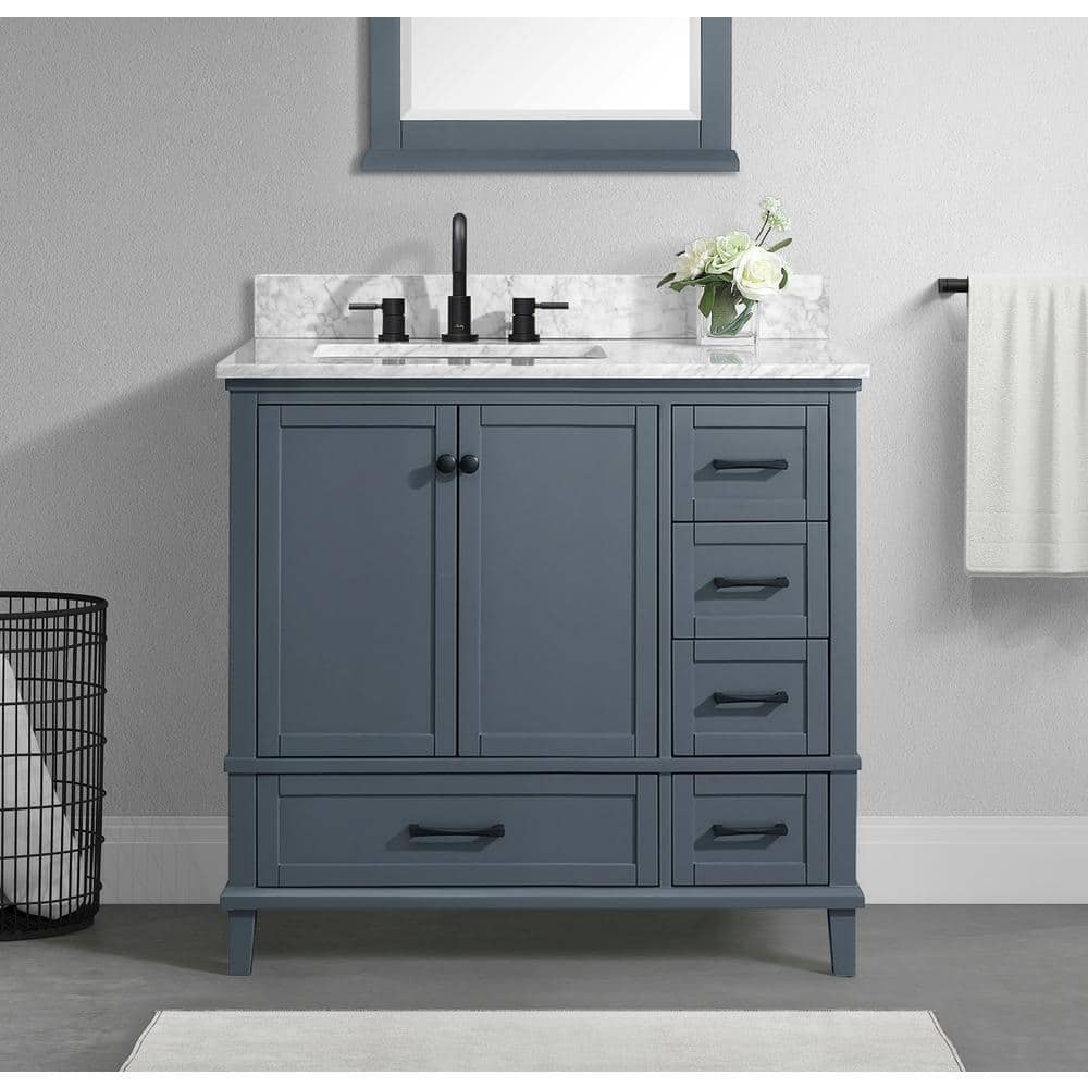 Home Decorators Collection Merryfield 37 in. Single Sink Freestanding ...