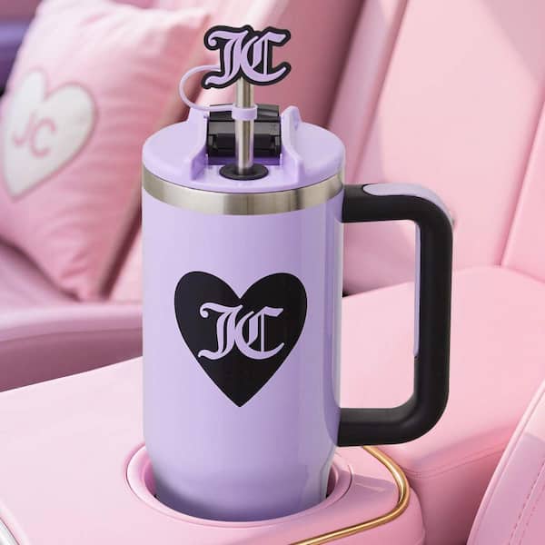 JUICY COUTURE Jetsetter 30 oz. Lavender Purple Stainless Steel JUICY COUTURE Jetsetter 30 oz. Lavender Purple Stainless Steel