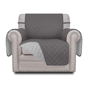 Gray recliner online slipcover